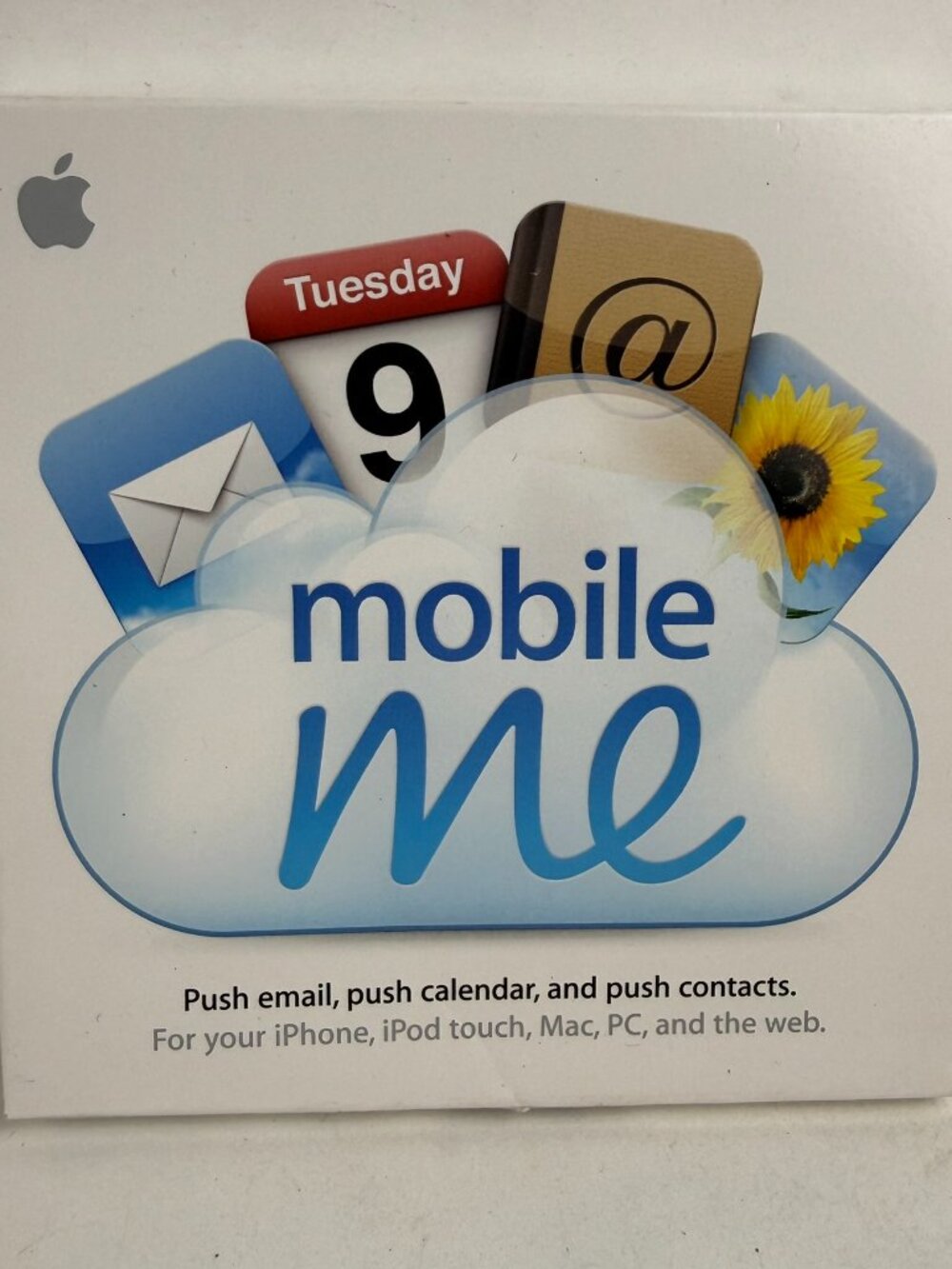 Vintage Apple MobileMe Retail Software Box 20GB Push Email Calendar Mac OS X
